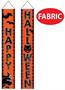 Vintage Halloween Fabric Door Panel Set