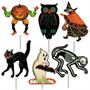 Plastic Vintage Halloween Yard Signs