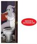 Ghost Restroom Door Cover