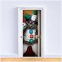 Creepy Clown Door Cover