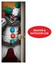 Creepy Clown Door Cover