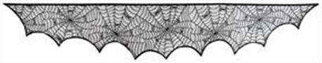 Spider Web Mantel Scarf