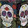 Foil Day Of The Dead Paper Lanterns