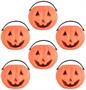 Plastic Miniature Pumpkin Buckets