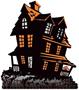 Vintage Halloween Haunted House Stand-Up