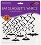 Bat Silhouette Whirls