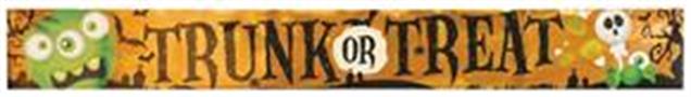 Metallic Trunk Or Treat Banner