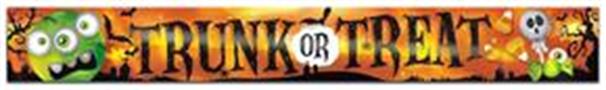 Metallic Trunk Or Treat Banner