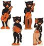 Vintage Halloween Scat Cat Band Stnd-Ups