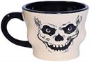 Vintage Halloween Ceramic Skull Mug