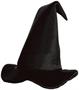 Satin-Soft Black Witch Hat