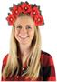 Day Of The Dead Red Floral Headband