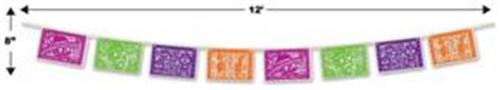 Day Of The Dead Picado Style Pennant Bnr