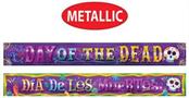 Day Of The Dead Metallic Banner Set