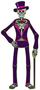 Jointed Day Of The Dead Male Skeleton