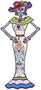 Jointed Day Of The Dead Female Skeleton