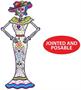 Jointed Day Of The Dead Female Skeleton