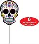 Plastic DOD Sugar Skull Yard Signs