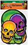 Vintage Halloween Nite-Glo Skull Cutouts