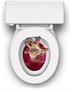 Zombie Hand Toilet Topper Peel 'N Place