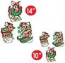Vintage Christmas Reindeer Cutouts