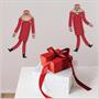 Vintage Christmas Santa Tissue Dancers