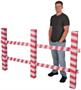 3-D Candy Cane Fence Prop