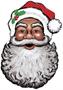 Display Santa Face Cutout