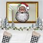 Display Santa Face Cutout