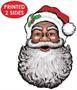 Display Santa Face Cutout