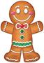 Jointed Gingerbread Man