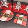 Santa's Belt Buckle Luncheon Napkins