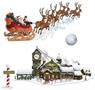 Santa's Sleigh & Workshop Props