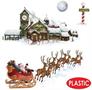 Santa's Sleigh & Workshop Props