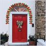 Poinsettia & Holly Garland/Column