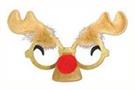Glittered Reindeer Glasses