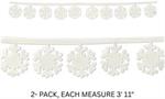 Fabric Snowflake Garlands