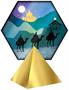 3-D Foil Three Kings Day Centerpiece