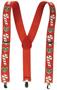 Candy Cane & Holly Suspenders