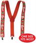 Candy Cane & Holly Suspenders