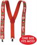Candy Cane & Holly Suspenders
