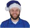 Blue Santa Hat