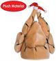 Plush Light-Up Christmas Turkey Hat