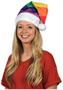 Rainbow Santa Hat