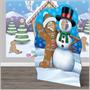 Gingerbrd Man&Snowman Phto Prop Stand-Up