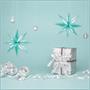 2-Tone Metallic Snowflakes