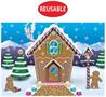 Gingerbread House Fabric Backdrop