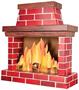 3-D Fireplace Prop