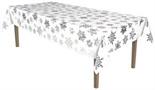 Metallic Snowflake Tablecover