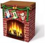 3-D Christmas Fireplace Prop